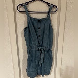 Old navy denim tie romper